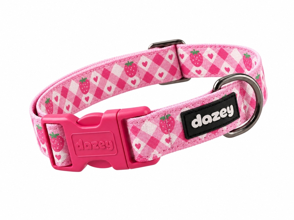 Strawberry Hearts collar